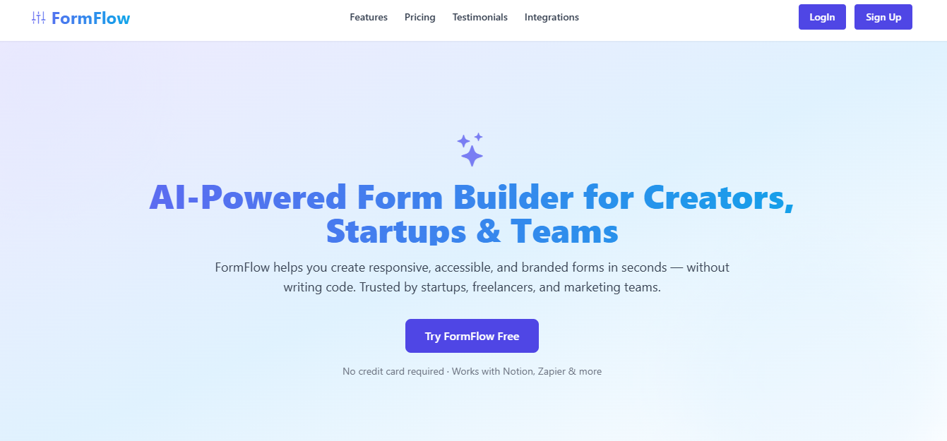 Landing Page Screenshot