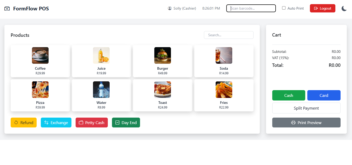 Landing Page Screenshot